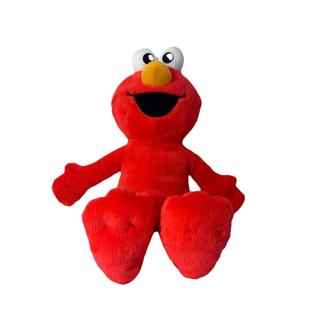 Sesame Street Elmo Plush Toy  Large , 17in Preowned.